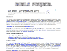 Tablet Screenshot of bundleprotocol.com